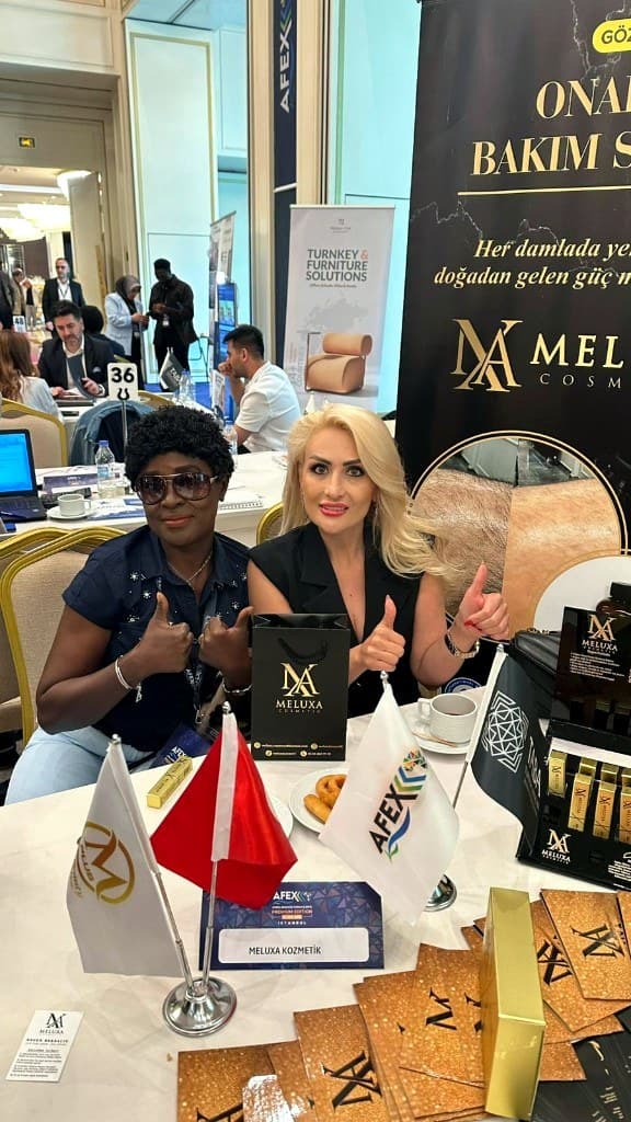Meluxa standı — AFEX Africa Business Forum & Expo